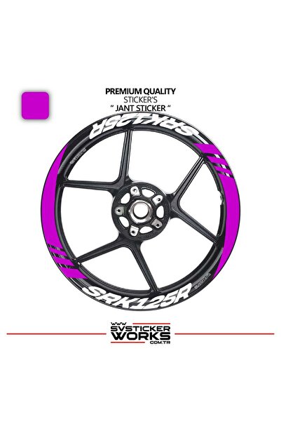 ARONA Rks srk125r wide rim cover sticker label model 16-piece set sticker hig...