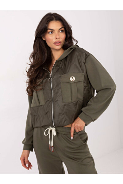 Italy Moda Compleu Dama, ITALY MODA, Viscoza, Maneca lunga, Khaki, model IT-K...