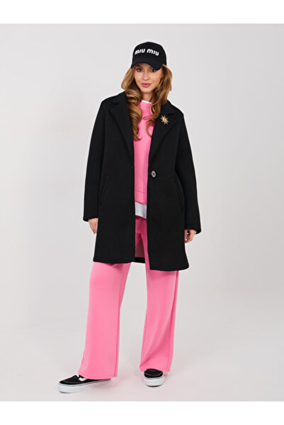 rue parıs Palton Dama, RUE PARIS, Poliester, Maneca lunga, Negru, model IT-FL...
