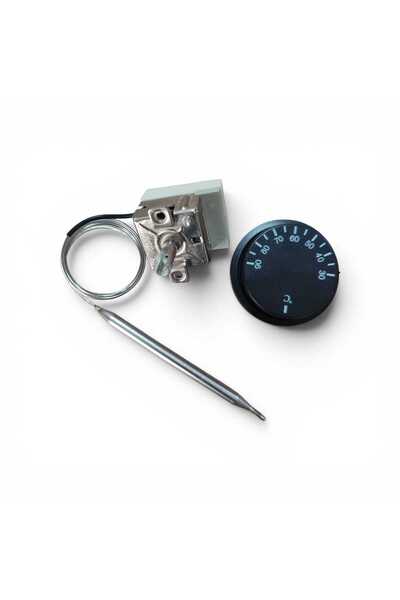 inox rezistans SEMAVER VE ÇAY KAZANI İÇİN GAZLI TERMOSTAT 30-90 DERECE