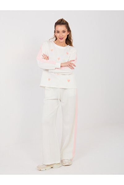 rue parıs Women's Suit, RUE PARIS, Polyester, Long Sleeve, Ecru, model IT-KM2...