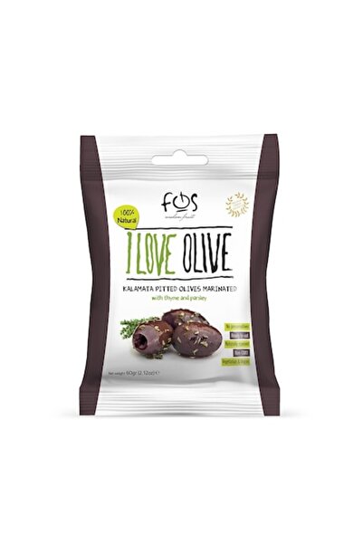 Fos Măsline Kalamata fără sâmburi, marinate cu cimbru și pătrunjel 60g
