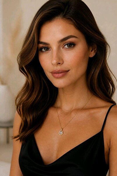 Monalisa Home Luxurious Figured Statement Necklace with Zircon Stones