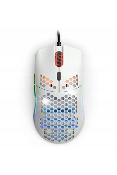 NO BRAND Mouse de gaming Glorious Model O Mat USB RGB Alb cu fir