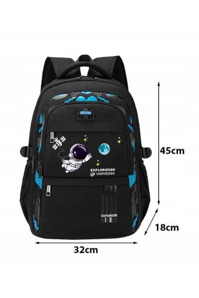 K&M CLOTHES Rucsac școlar ghiozdan școlar cosmic școală (D068)