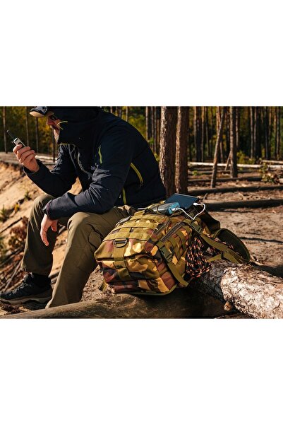 Tracer Rucsac de călătorie Delta Camo Moro, compartiment pentru laptop de 15,...