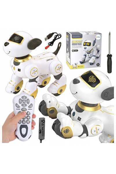 Allvo ROBOT INTERACTIV PIES PIESEK CU TELECOMANDĂ 17 TRUCURI DIVERSE