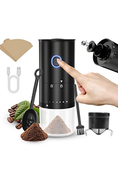 DEWINNER Râșniță electrică 7 în 1 pentru măcinat cafea și condimente, portabi...