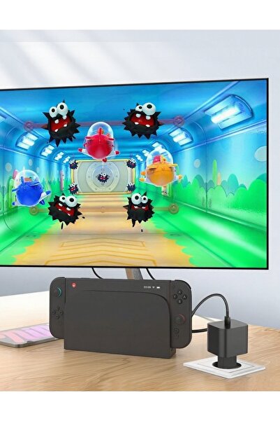 NO BRAND Adaptor de alimentare 60W pentru Nintendo Switch 2 - USB-C 1.5m - Ne...