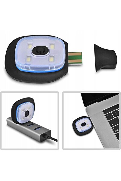 LTC LAMPĂ DE REZERVĂ PENTRU ȘAPCĂ CU LANTERNĂ LED REÎNCĂRCABILĂ PRIN USB