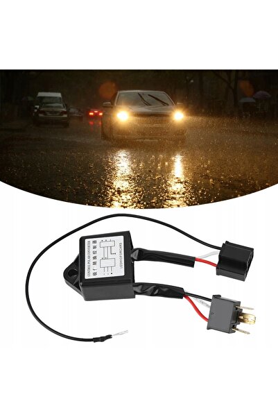NO BRAND 2 bucăți Convertor de polarizare inversor H4 LED/HID, Convertor de s...