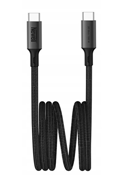 Newell Cablu USB-C - USB-C PD 100W, cu împletitură rezistentă, 100 cm, spiral...