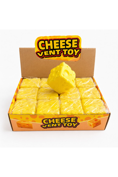 PULVENTO Peynir Squishy Cheese Squishy Sukuşi Peynir Sıkma Oyuncağı Stres Aza...