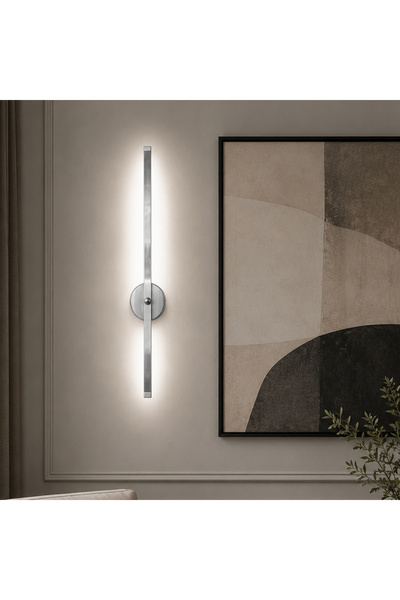 TT AYDINLATMA Tt079-Kr-Elk-Apl 70 cm (with 3 Color Lights) Chrome Plated Elec...