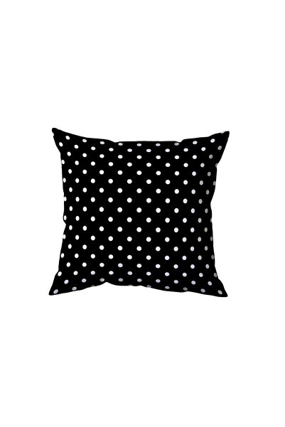 Beramussa Black and White Polka Dot Pillow, Gift