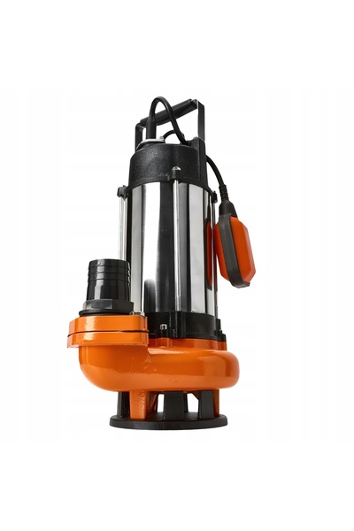 NO BRAND Pompă de apă submersibilă din fontă + Flotor 2950W 18.000L/H 2'' Kra...