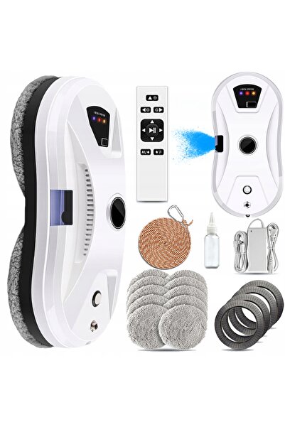 Hooha Robot inteligent automat cu pulverizator pentru curățarea geamurilor, c...