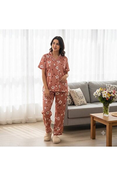 EF79 Women's Pajama Set with Modern Design