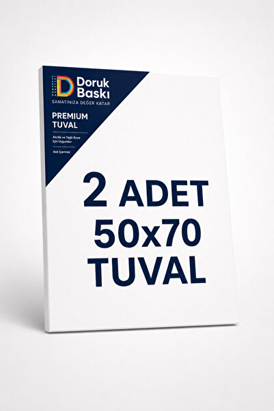 Doruk Baskı Tuval 50x70 cm 2 Adet