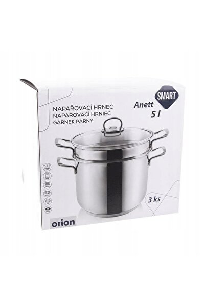 NO BRAND Oală pentru gătit la aburi PREMIUM 5l, compatibilă cu inducție și gaz