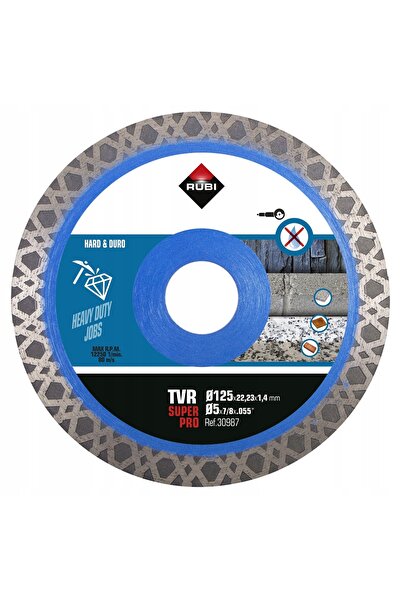 RUBİKOM Rubi TVR 125 SUPERPRO (30987), Disc diamantat pentru materiale dure