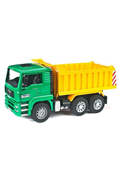 BruderBusiness Camion basculant MAN 02765 - model realist pentru copii 4+