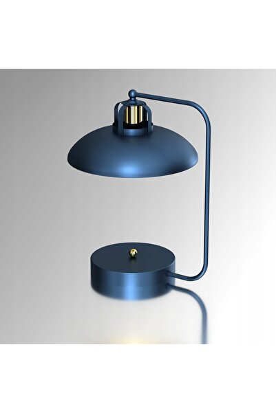 NO BRAND Lampă de birou FELIX ALBASTRU MARIN/AURIE 1xE27