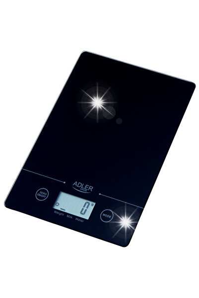 adler Cântar de bucătărie electronic de precizie 1g-5kg LCD negru