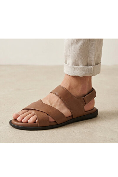MARCO ROCCO Genuine Leather Summer Orthopedic Men's Sandals