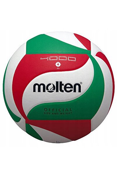 MOLTEN Minge de volei de sală, rezistentă, certificată FIVB, mărimea 4, V4M4000