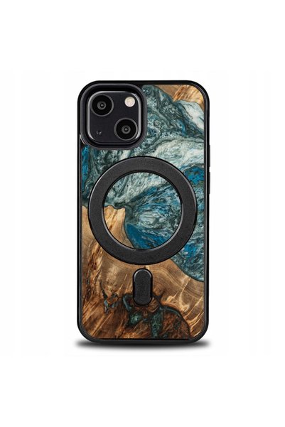 BewooDesign Husă Bewood Unique pentru iPhone 13 Mini - Planete - Pământ cu Ma...
