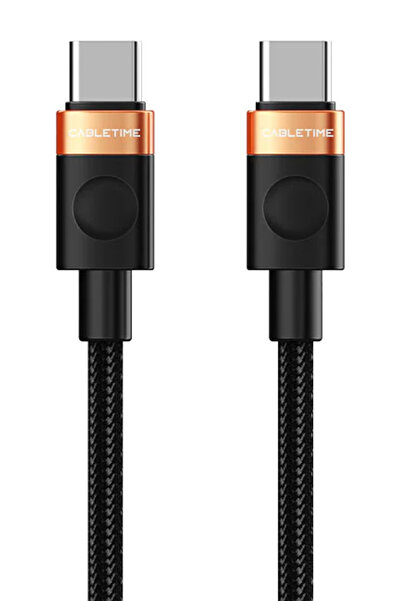 Cabletime Καλώδιο USB-C CT-CM60, 60W, 480Mbps, 1μ, μαύρο