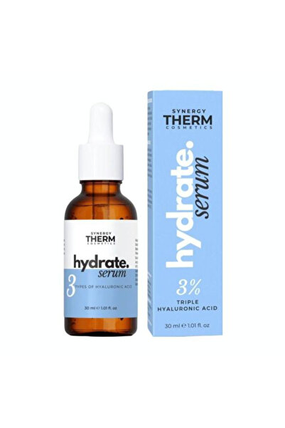 Synergy Therm Хидратиращ серум с 3 вида хиалуронова киселина и провитамин B5 ...