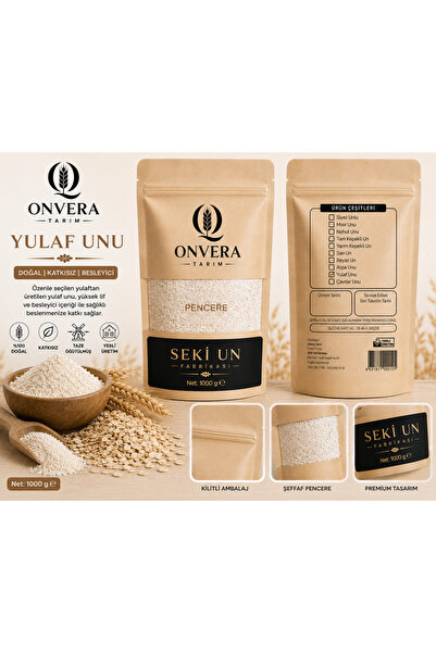 SEKİ Yulaf Unu 1 Kg | Katkısız | Doğal | İnce Öğütülmüş