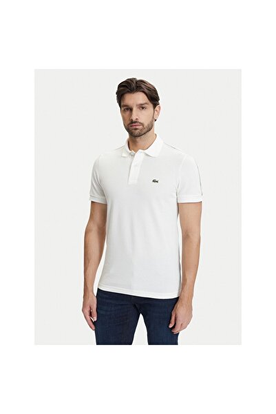 Lacoste Ανδρικό Πόλο PH0897 Κρεμ
