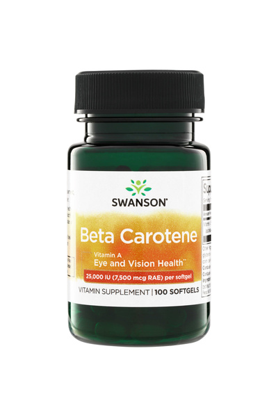 SWANSON Beta-caroten (vitamina A) 25000 UI 100 capsule moi