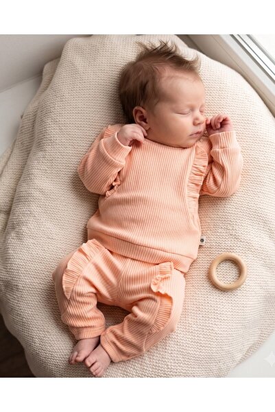 Egelite 100% Cotton 0-3-6-9-12 Months Baby Girl Ruffle Detailed Thin Seasonal...