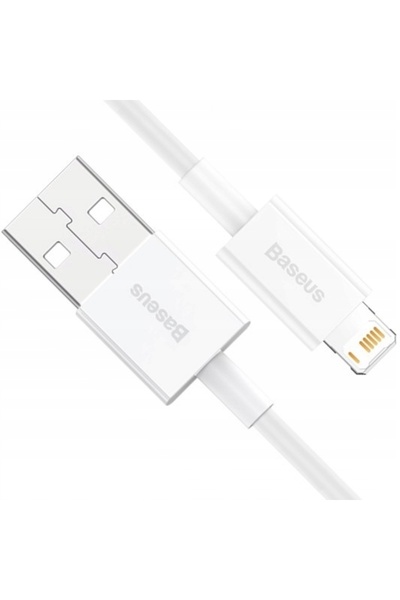 NO BRAND Cablu USB - Lightning BASEUS Superior Series CALYS-A02 1 m Alb