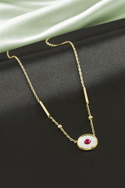 Generic Brand Nokta Luxury Steel Necklace - Yellow