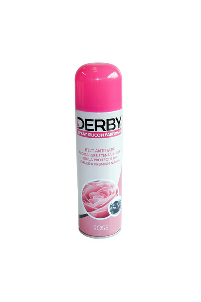 Derby Spray cu silicon parfumat pentru bord Trandafir 220 ml