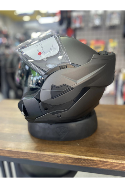 Tucano Urbano FASTFLIP KASK MAT ANTRASİT GRİ (motozilla)