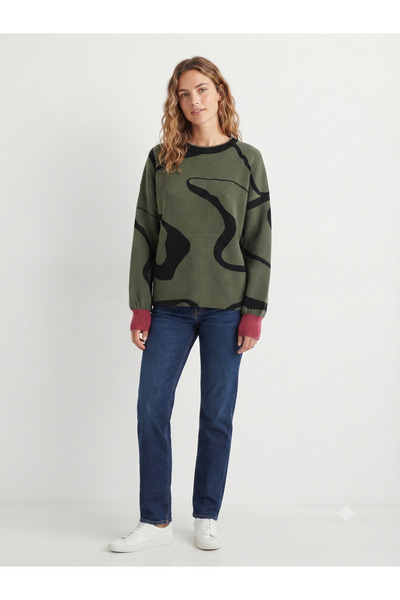 Neden Tekstil Women's Oversize Knitwear Sweater Comfortable Modern Design