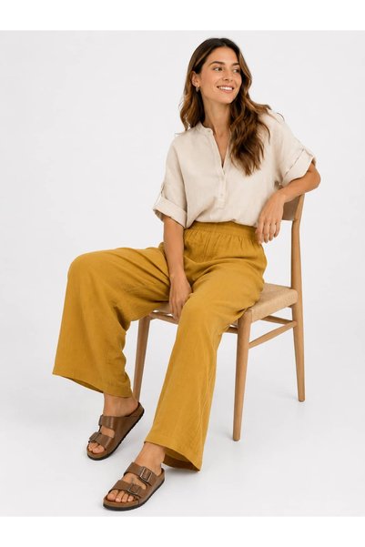 Cuckoo Cotton Muslin Women's Trousers