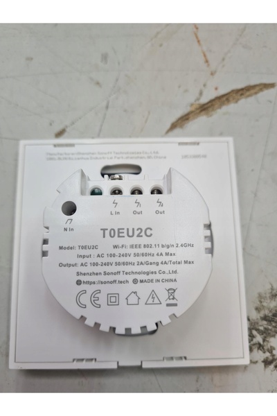 Sonoff Întrerupător de lumină T0 EU TX IM190314010