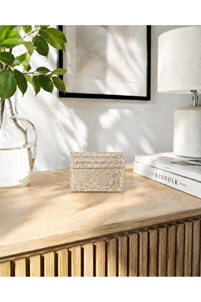 Zeynep Ceyda Koçak Glitter Card Holder Wallet