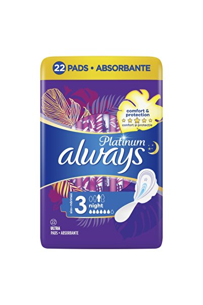 NO BRAND Absorbante ALWAYS Platinum Zi și Noapte Mărimea 3 (22 bucăți)