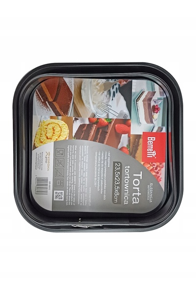 NO BRAND Formă de copt BERRETTI Torta BR 8693 23,5 x 23,5 cm