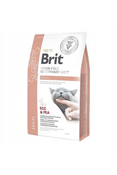 NO BRAND Hrana pentru pisici BRIT Grain Free Veterinary Diets Cat Renal 2 kg