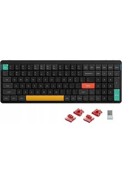 NO BRAND Tastatură NUPHY Air96 V2 Negru Basalt Switch Cowberry
