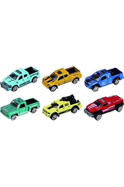 CEVODLE MACHETA DIE CAST, SET 3 CAMIONETE, SCARA 1/64, 7.5CM, DIVERSE MODELE ...